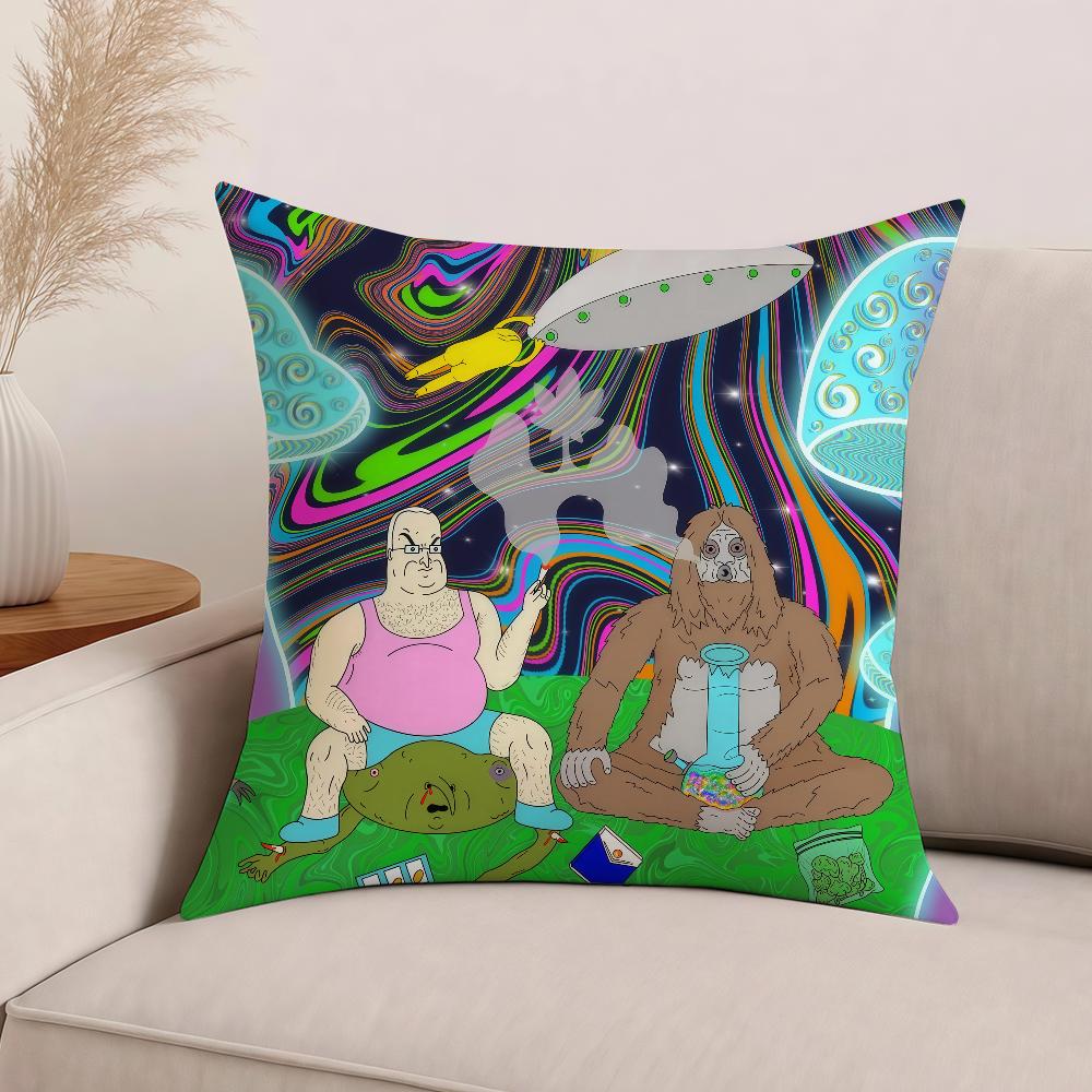 Cartoon The Big Lez show Pillow Case Office Cushions Suitable For Sofa Car Bedroom Decorative Cushion Cover