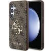 Capa para Samsung Galaxy A55 Guess 4G Big Metal Logo Marrom
