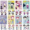 8Sheets/Set KPop Demon Hunters. Make A Face Series 02 Kids Funny Puzzle Stickers DIY Fashion Waterproof Doodle Decals Stickers