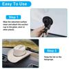 Hat Mounts for Car | Cowboy Hat Holder | Clip - on Vehicle Hat Storage & Display Rack | Door Back Hat Hook
