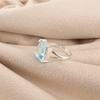 Sky Blue Topaz Gemstone Silver Pretty Ring, 925 Sterling Silver Handmade Ring For Anniversary Gift RR-86-9