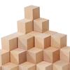 50 Pieces Wood Blocks Building Playing Counting Creative Crafts Math Sorting Toys Small Cubes