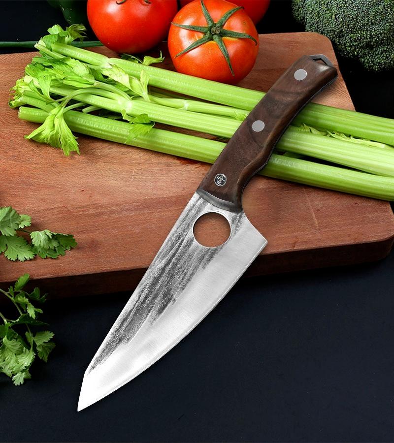 5,5palcový ručně vyráběný kuchyňský nůž z nerezové oceliChefský nůž Vykosťovací nože Rybářský nůž Řeznický nůž