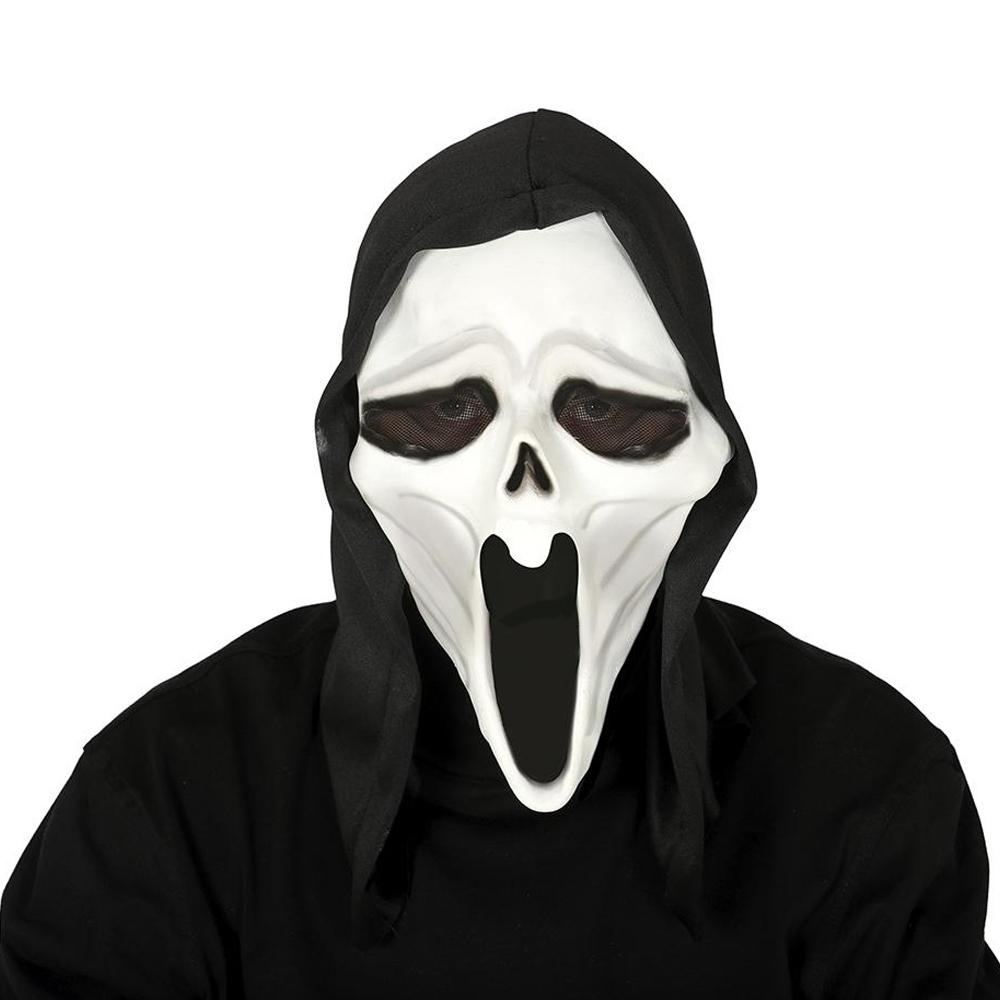 Fiestas Guirca Unisex Adult Killer Hooded Vinyl Mask