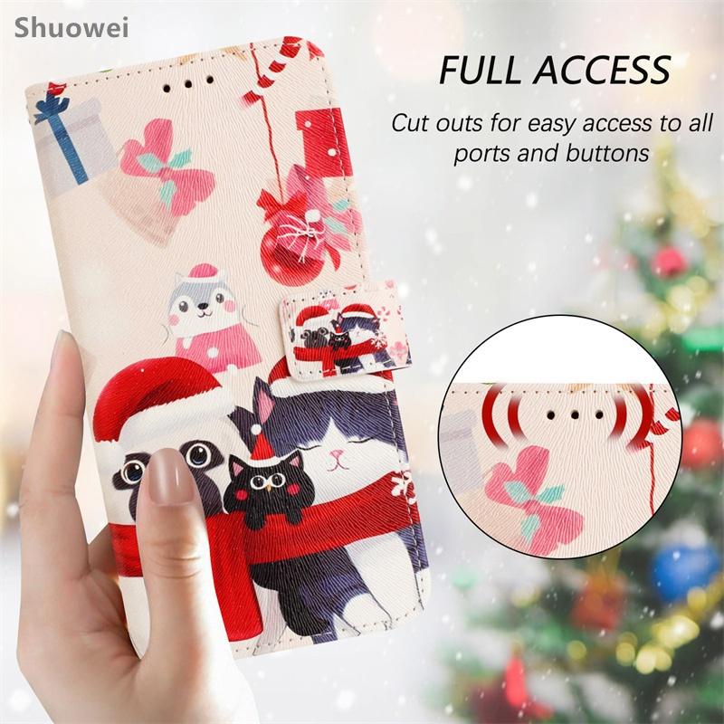 Case For Iphone 14 15 16 17 Air Pro Plus SE 2 3 4 2020 2022 Max Wallet Leather Flip Cover Shockproof CellPhone Casing Girl Creative Shell Gift