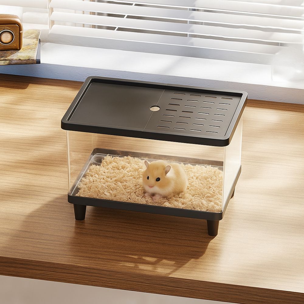 Transparent Lizard Breeding Box Breathable Insect Observation Box Reptile Terrarium  Amphibians