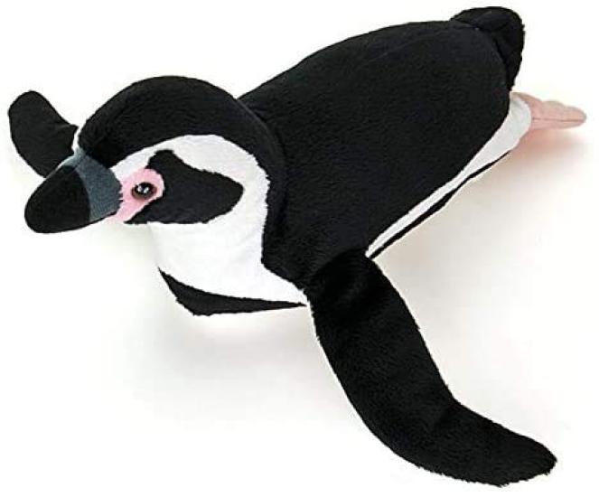 Carolata Humboldt Penguin Plush Toy Realistic Penguin Animal Toy Doll Gift Present Birthday Christmas Present (Swimming Parent/Soft Touch) (Twice