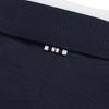 FILA Heritage Simple Fashion Classic Retro Casual Comfortable Versatile Polo Neck Knitted Long Sleeve Dress Women dresses Legendary-Blue F11W618304FNV
