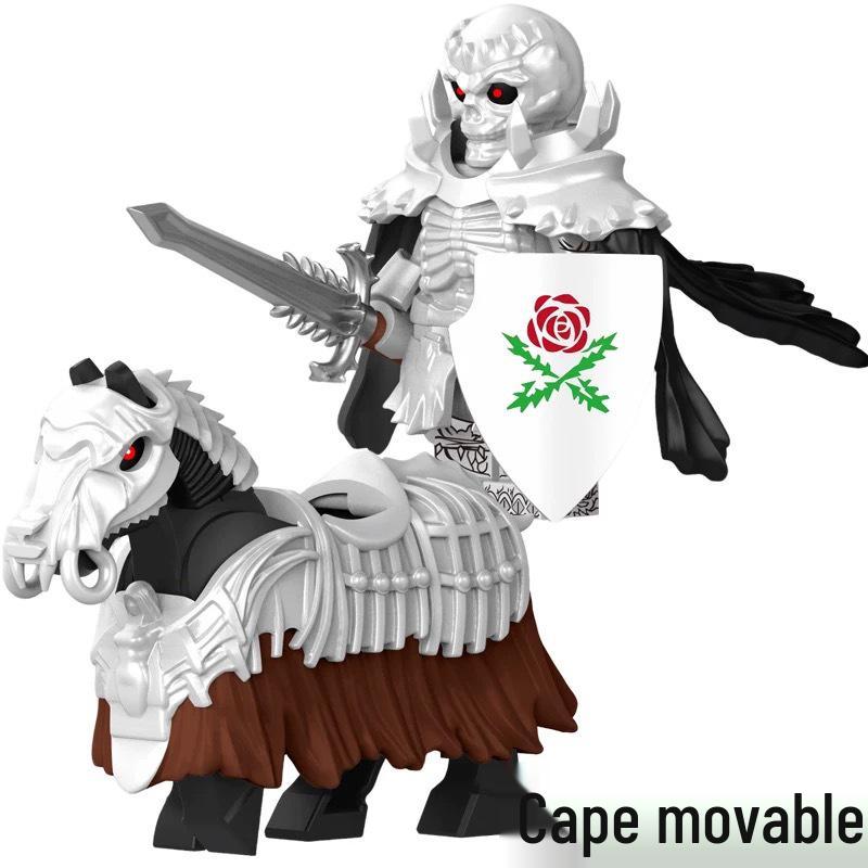 Newest Berserk Skull Knight War Horse GP106 GP108 Building Blocks Toy