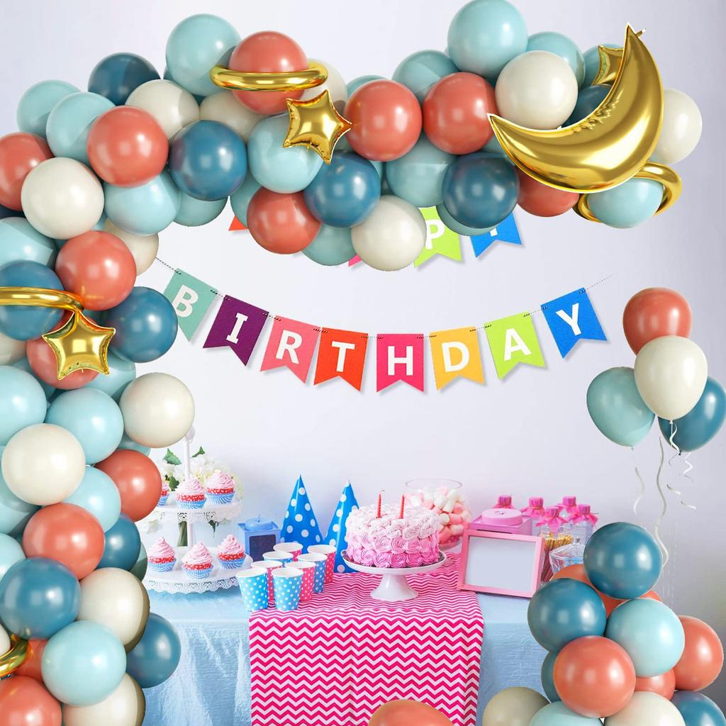 Macaron Balon Garland Arch Kiti Doğum Günü Partisi Dekorasyon Çocuklar Düğün Doğum Günü Balon bebek duş Konfeti Lateks Balon