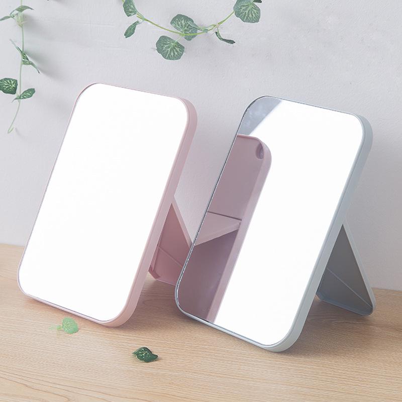 HD Square Folding Portable Makeup Mirror - Minimalist and Elegant Design