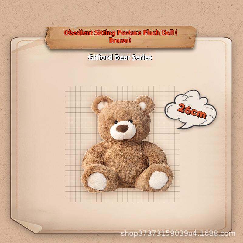 Gift Bear Series Cute Sitting Doll Birthday Gift