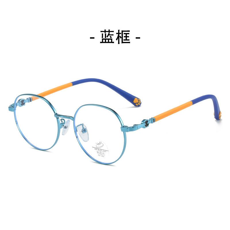 Mode Kinder Jungen Mädchen Augenschutz Computer Kinder Brille Anti-Blaulicht Ultraleichter Rahmen Bequeme Brille