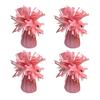 4Pcs Golden Metallic Balloon Weights Holder Reusable Non-Slip Balloons Pendants Graduation Party Christmas Wedding Decoration