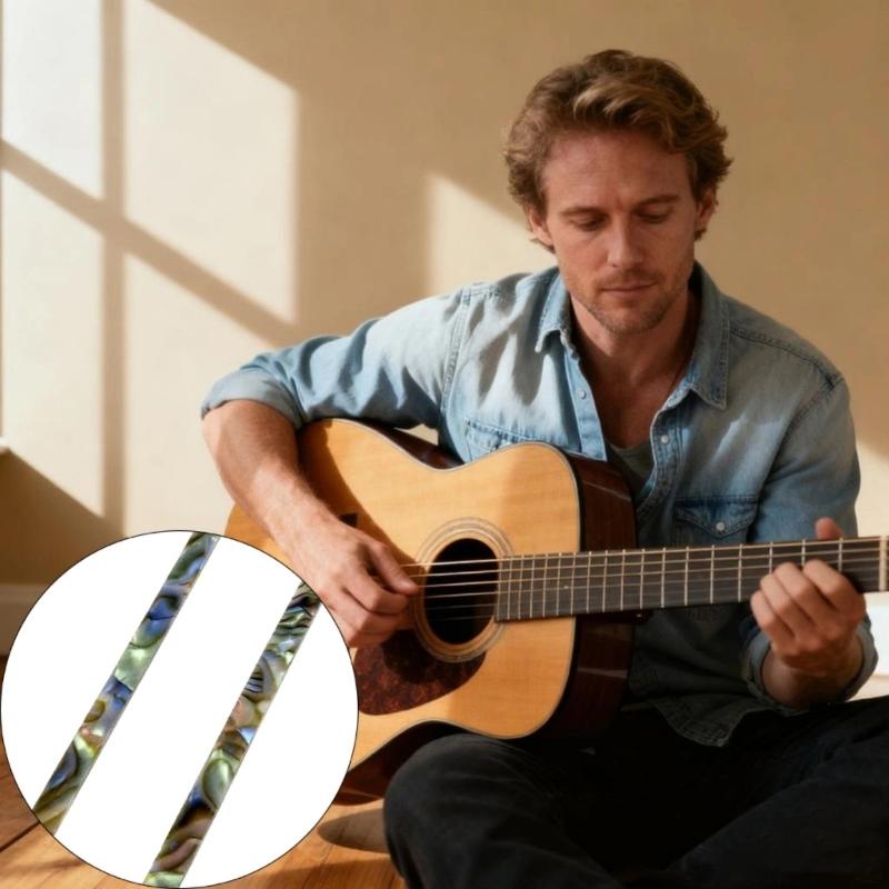 Elegant Guitar Shell Inlay Binding Decoration for Enhances Visual Appeal and Premium Material Durability