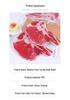 17cm Realistic Bone-in Tomahawk Steak Display Model for Western Restaurants, Vacuum Packed