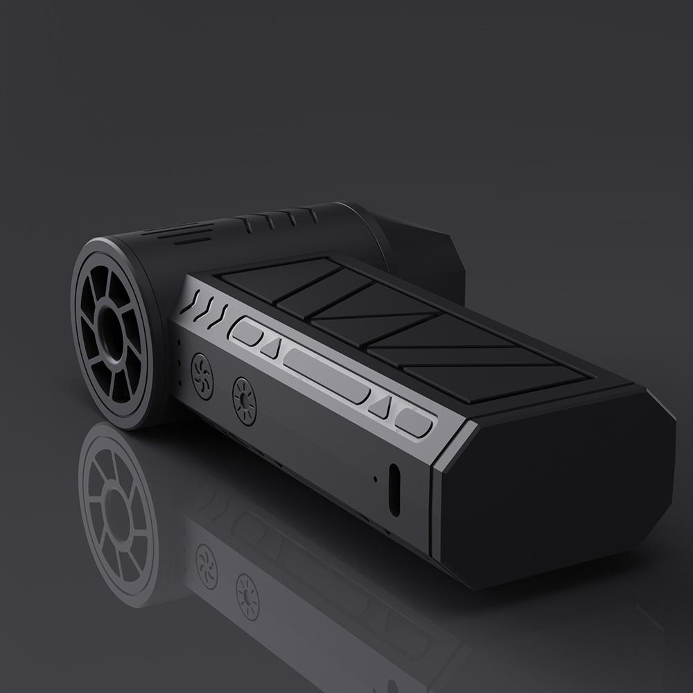 Pro Turbo Luftgebläse | Kabelloser Sturmwind für verschiedene Szenen für Autodetailing/Tastatur/Werkstatt | LED-Sicherheitswarnsystem