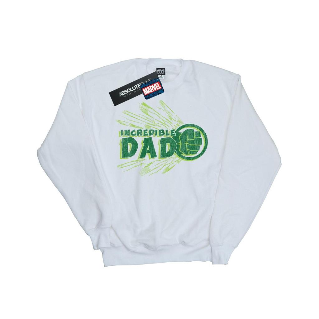 Marvel Mens Hulk Incredible Dad Sweatshirt