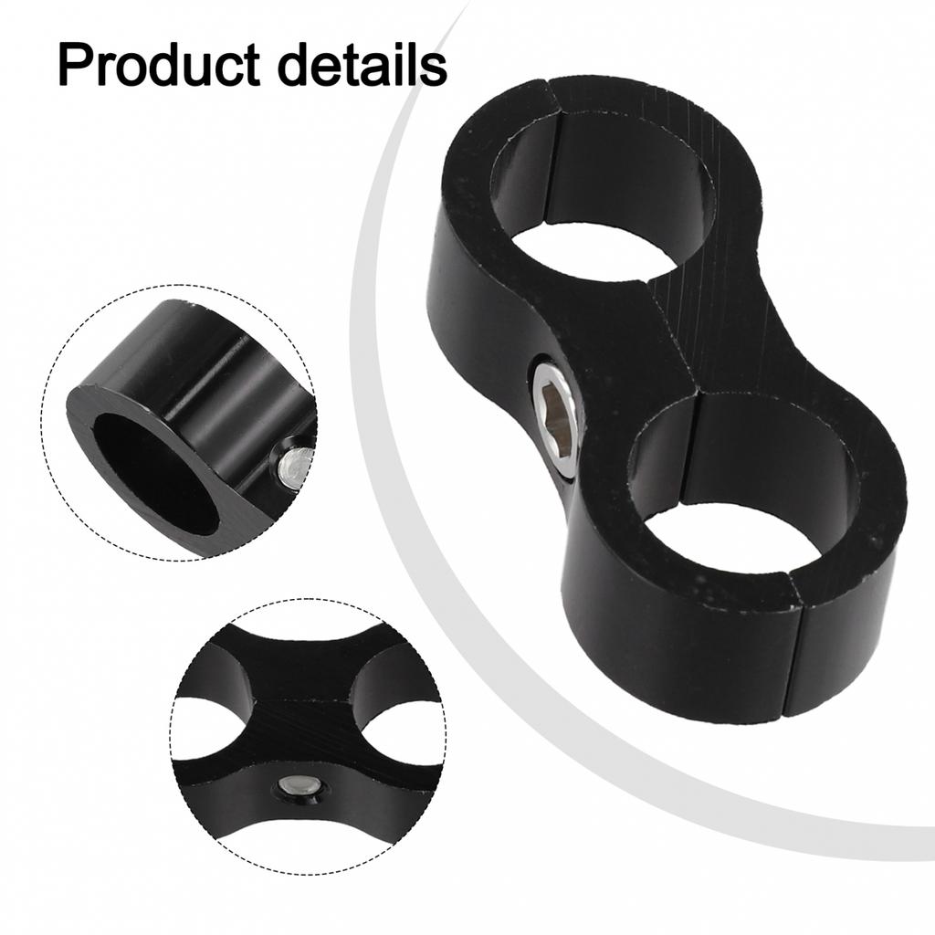 Aluminum AN8 Clamp Fuel Line Clamp Hose Separator Clamp
