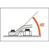 AMPCO 45 Degree Open AMC1074 Non-Sparking Degree-Slanted Double-End Wrench, End,