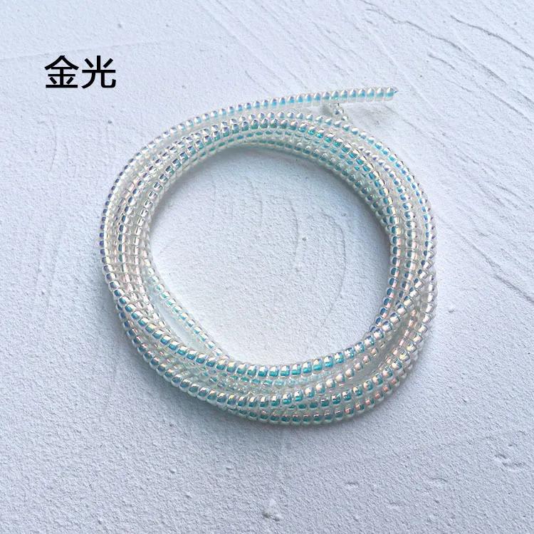 1.4M Colorful Spiral Charger Cable Cord Protector Universal Wrap Data Line Decoration Winder For iPhone Samsung Huawei Xiaomi