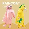 Kids Raincoat Boys' Rainproof Polyester Lightweight Cartoon Kindergarten Soft Children Go to School Baby Poncho Girls