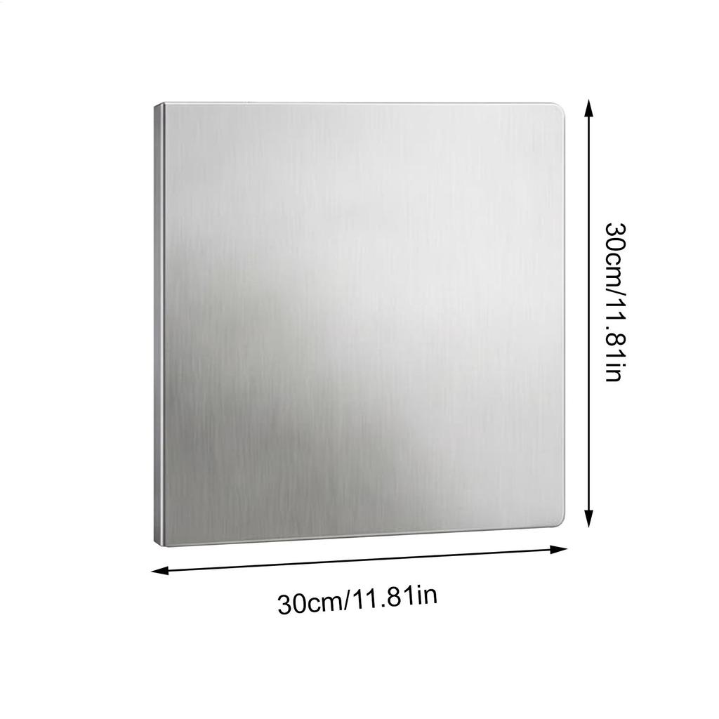 Stainless Steel Kitchen Cutting Board Non-Slip Easy Clean Metal Cutting Board For Home Restaurant Counter Meal Prep Food Meat