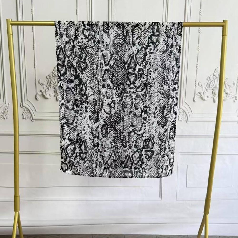 Animal Print Headscarf Long Wraps Shawl Luxury Hijab Scarf  Female