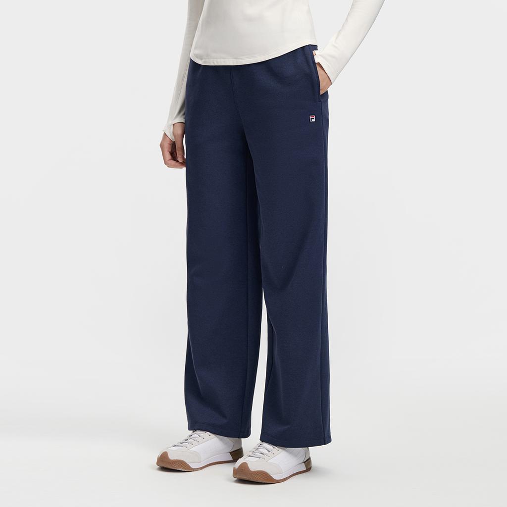 Fila Fleecegefüttert Warm Mode Einfach Klassisch Retro Tennis Lässig Vielseitig Locker Bequem Gestrickte Sporthosen Damen Unterteile A11W613605FBU