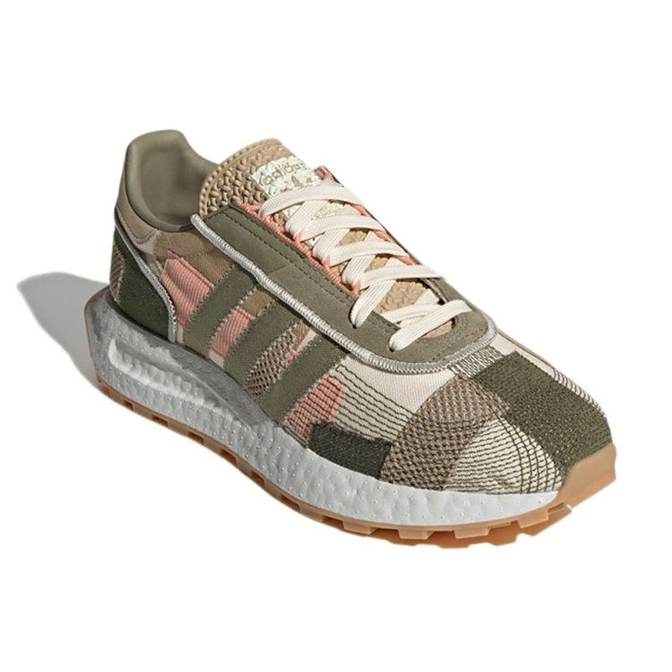 Adidas Originals Retropy E5 Comfortable Shock Absorption Low-Top Casual Shoes Unisex Sneaker Brown Green GX6362