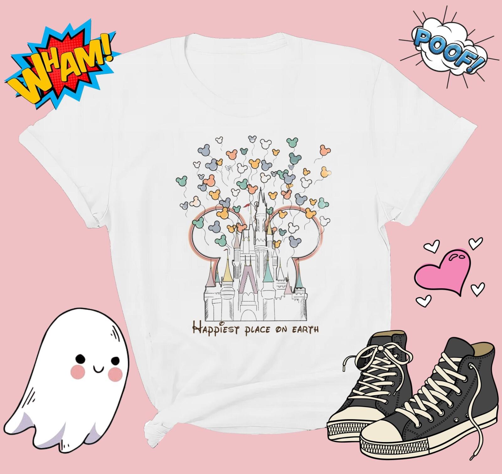 Happiest Place on Earth T-Shirt Mens Womens Tees Top T Shirt Mens Womens Tees Top Men Women Unisex Tshirt G717 4XL