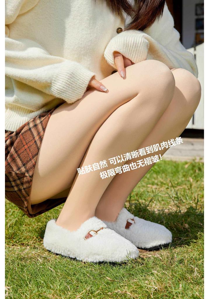 Double-Layer Goddess Silk Stockings: Autumn/Winter Thickened Tights