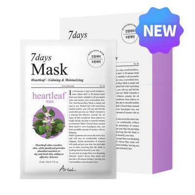 Arial Seven Days Houttuynia cordata P Maskenpackung, 10 Stück, 1 Stück