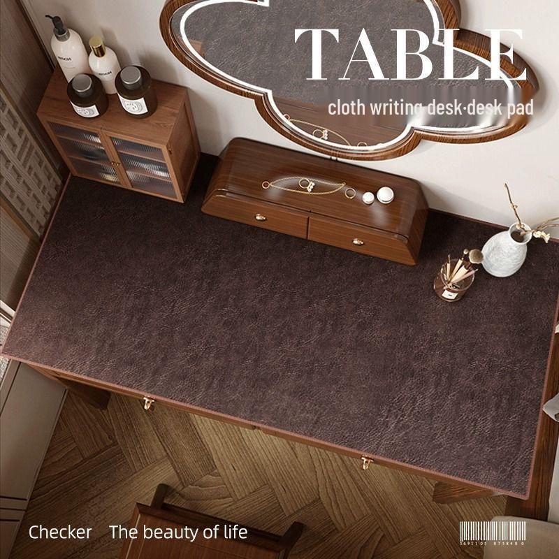 Luxurious Cowhide Desk Pad - Retro High-End Notebook Writing Surface