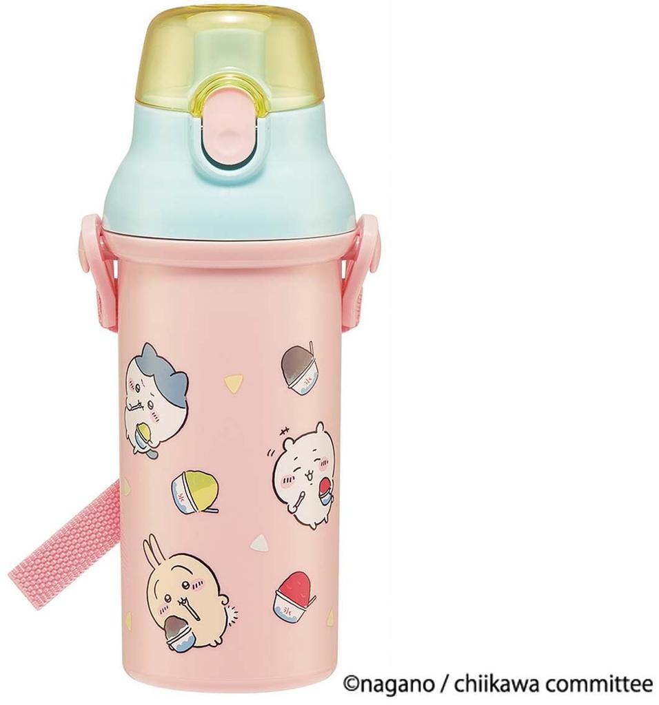 Skater Chiikawa Water for Made in Bottle, 480ml, Children, Antibacterial, Plastic, Child-Friendly, Lightweight, Japan, PSB5SANAG-A