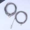 4PCS 4M 304 Stainless Steel Wire Canopy Rope Fishing Lifting Cable Clothesline Diameter 2mm Shade Sail Awning Rustproof Kit