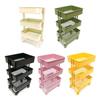 Pretend Play Storage Display Rack Bookshelf with Wheels Simulation Shelf Bookshelf Furniture Toys