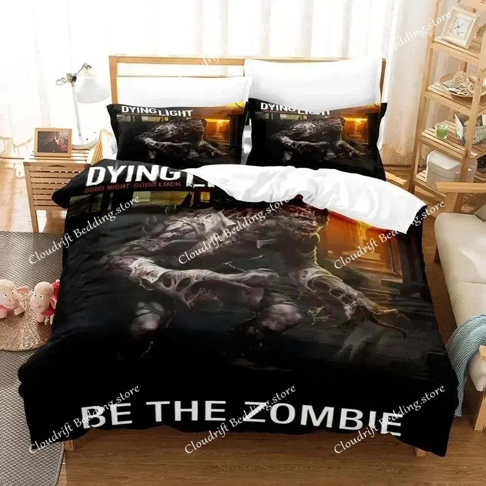 New DYING LIGHT 2 Bedding Set Single Twin Full Queen King Size Bed Set Adult Kid Bedroom Duvet cover Sets 3D Print Game Anime026