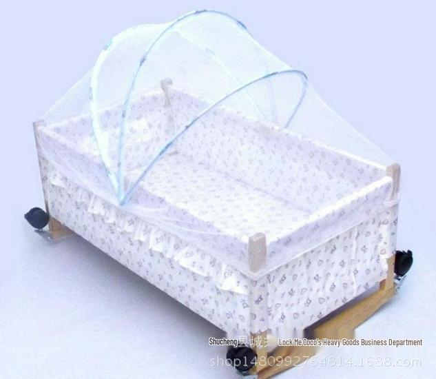 Universal Encrypted Mosquito Net for Baby Cradles, Rocking Beds, and Cribs