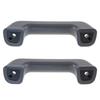 1Pair Interior Armrest Door Pull Handle Gray For Nissan Hardbody D21 D22 1986-1997 / Datsun 720 Inner Door Grab Pull 80940-15G00