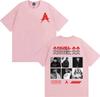 Anuel AA Real Hasta La Muerte Album Magliette Grafiche Abbigliamento Uomo Moda Hip Hop Punk T-shirt Casual Cotone Oversize Maglietta