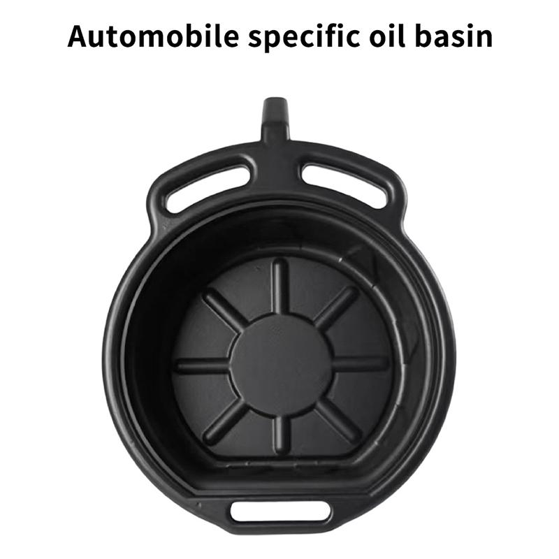 10L Oil Receiving Basin Oil Change Drain Pan Cleaning Oil Drain Container Leakproof For Car Motorcycle Auto Repair Tool