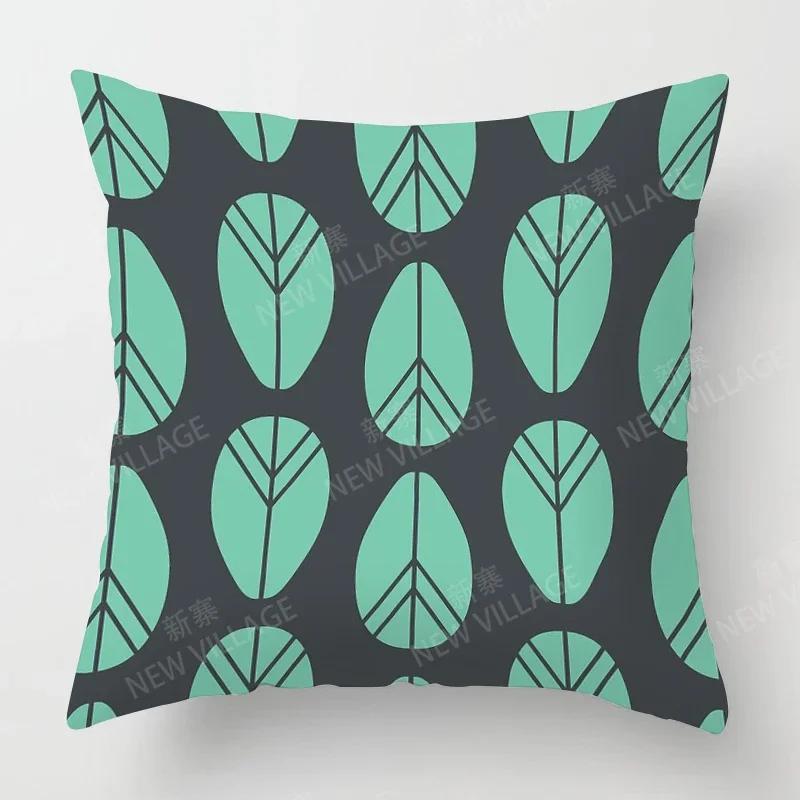 Nordic Fall Home Decor Autumn Throw Pillow Case Sofa Cushion Cover Modern 45x45cm 45*45 50x50 60x60cm 40*40 40x40 Geometry 60*60