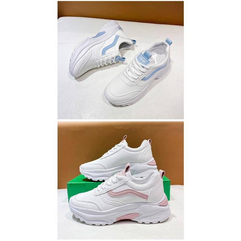 Летние дышащие модные кроссовки с мягкой подошвой 41 розовый — фото 14