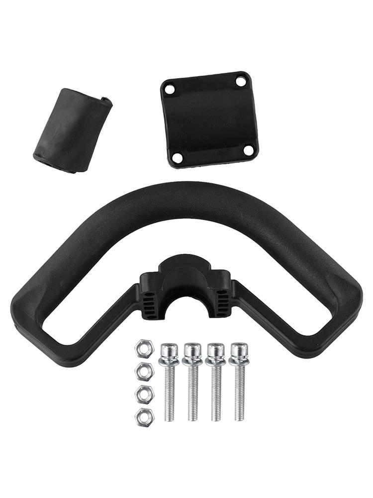 1 Set Loop Handle Bar Accessories Black Easy Installation