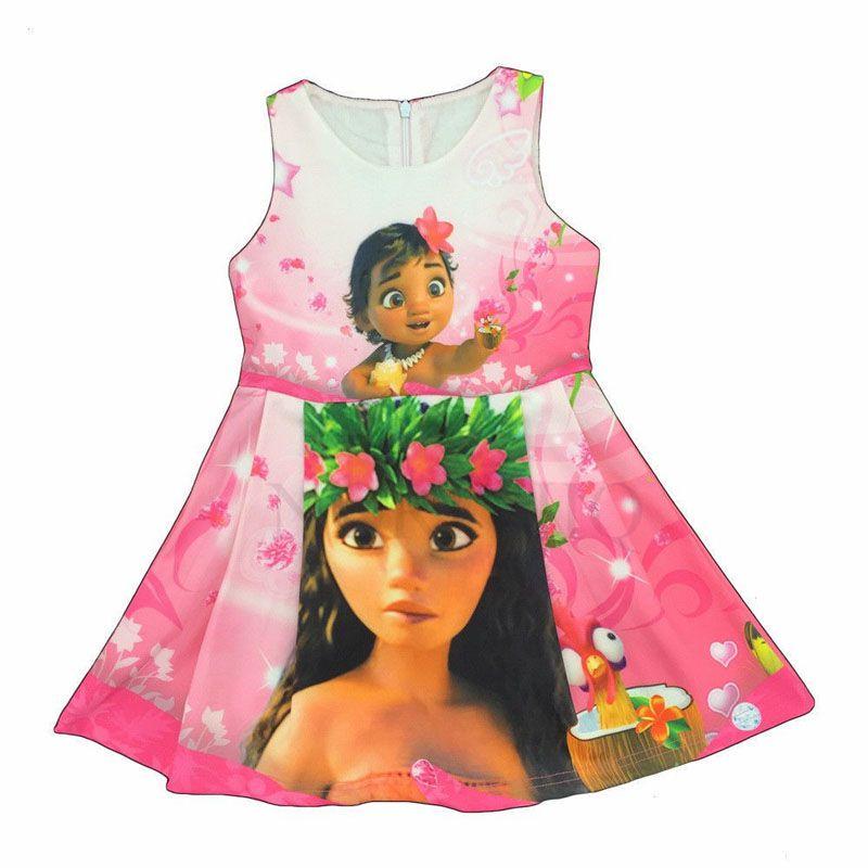 Exquisites Moana Prinzessinnenkleid für Kinder Perfekt für Cosplay und besondere Anlässe