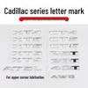 Cadillac XT4 XT5 CT5 XT6 CT6 XTS ATSL Car Rear Emblem Modification Kit