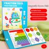 Magnetic Fraction Tiles & Fraction Circles Learning Puzzle Game Set for Preschool Math Manipulatives Educational Tool