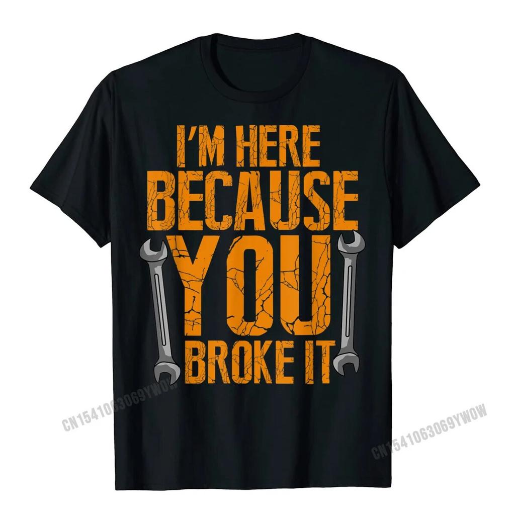 Funny Maintenance Worker Gifts T-Shirt Unisex T Shirts Harajuku Cotton Tops T Shirt Slim Fit Oversized T Shirt