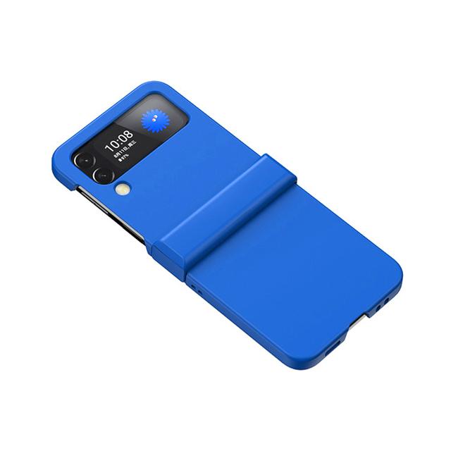 For Samsung Galaxy Z Flip3 /4 5g Phone Case Macaron Color Silicone Foldable Soft -Touch Back Protective Cover For Samsungz Flip3 4